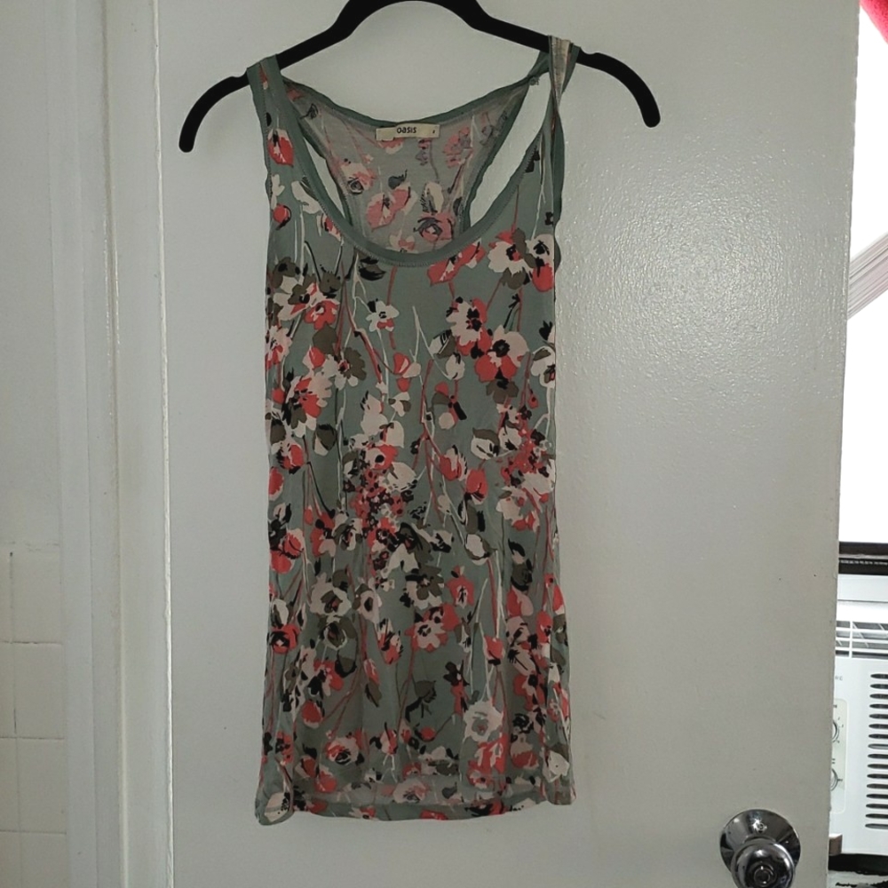 Floral tank top